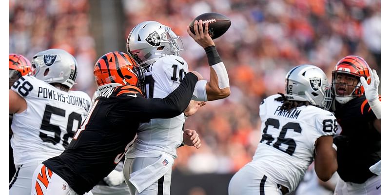 Raiders’ quick slants: Bengals edition