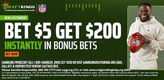 DraftKings Sportsbook promo: Bet $5, Get $200 in bonus bets