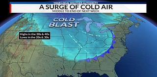 Winter Surge: Colder air on track to reach Central Illinois next week