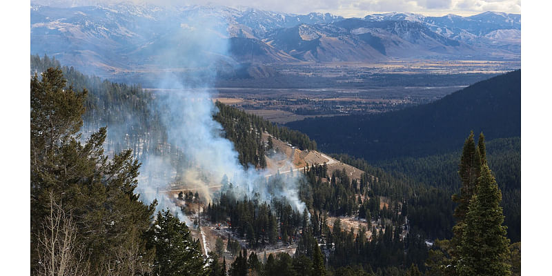 With Huge Late-Season Wildfires Under Control, Fire Crews Now Starting Fires