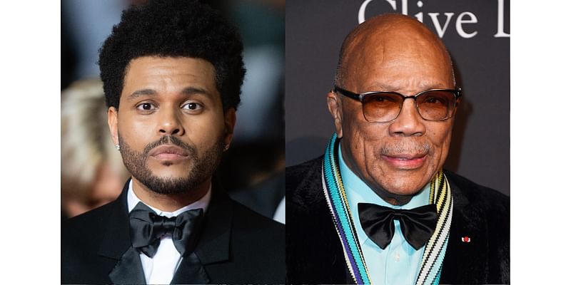 The Weeknd pays tribute to “idol” Quincy Jones: “The reason why I even do music in the first place”