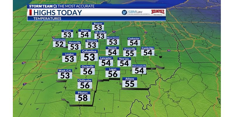 Skies clearing Sunday with seasonable temperatures