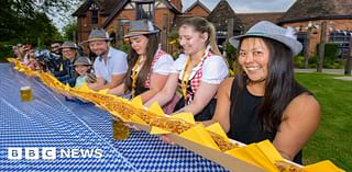 Droitwich Spa home to UK's longest bratwurst, pub bosses claim