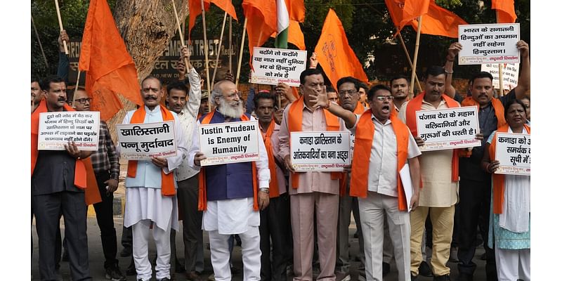 Demonstration outside Canadian Hindu temple broken up after police spotted weapons