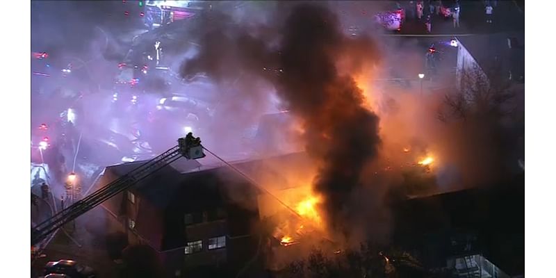 16 units destroyed in Pine Hill, NJ fire; 5 cops and 1 firefighter injured