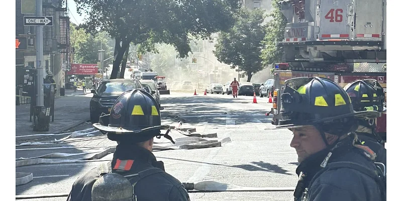 Gas line rupture forces evacuations in the Bronx, residents allowed back after FDNY clearance