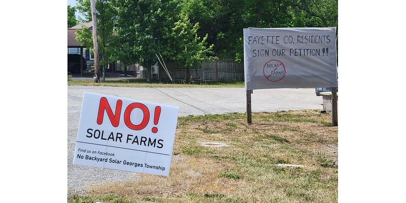 Fayette County Zoning Board nixes request for Georges Township solar farm