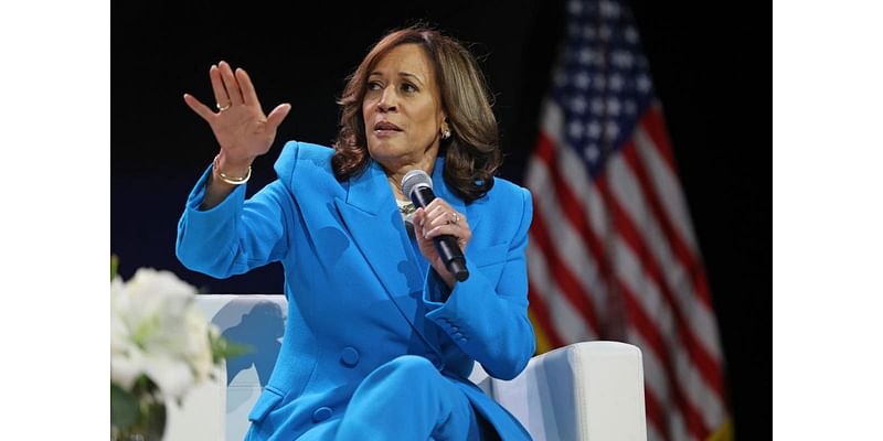 Kamala Harris avoids all mention of Biden campaign crisis as she tries to win over Black voters