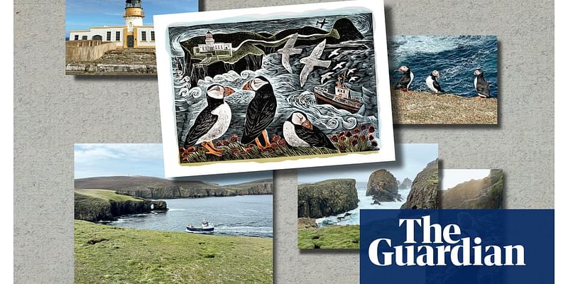 ‘The otter came so close I could smell her fishy breath’: scribbles and sketches from Scotland’s wild isles