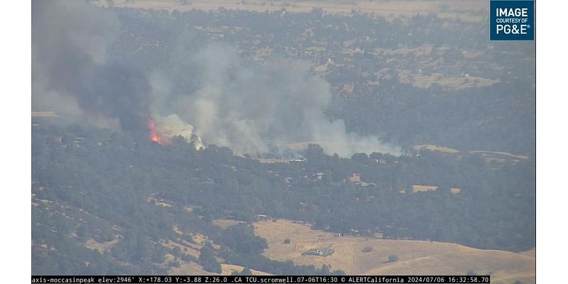 Granite Fire ignites near edge of Mariposa County