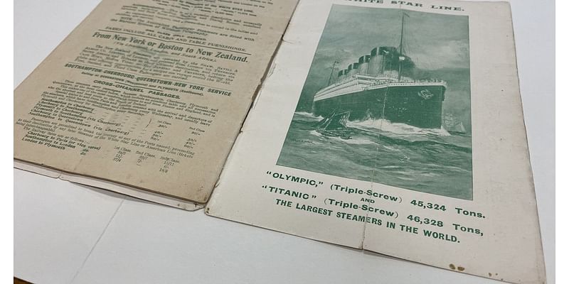 A Philadelphia socialite survived the Titanic. Take a look inside her souvenir program from the ship.