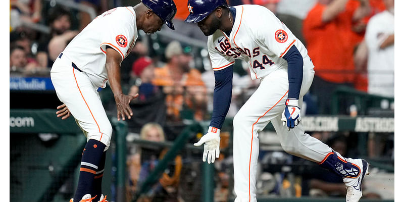 Alvarez and Tucker power Astros to 10-4 win over Angels