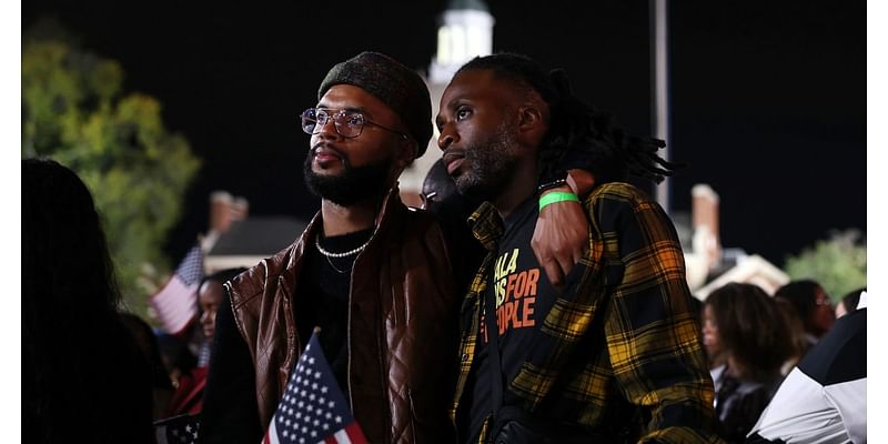 The vibe at Howard University, where Harris was set for a victory lap, remains tense