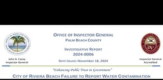 Blistering report reveals details on Riviera Beach fecal contamination cover-up