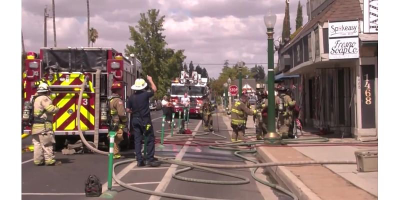 Fire-ravaged Fresno businesses get help from neighbors