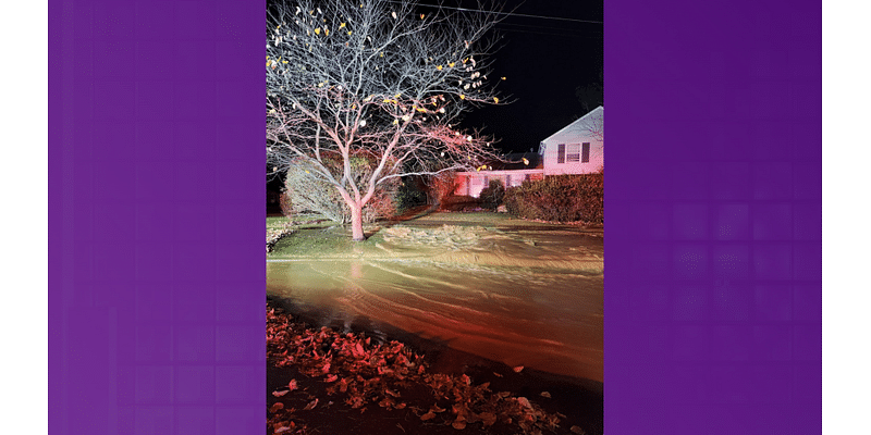 Car crashes into fire hydrant causing flood in Rockville