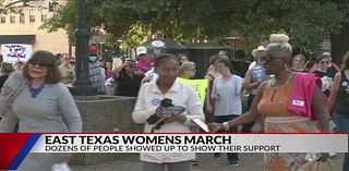 East Texas women march for reproductive rights, gender equality