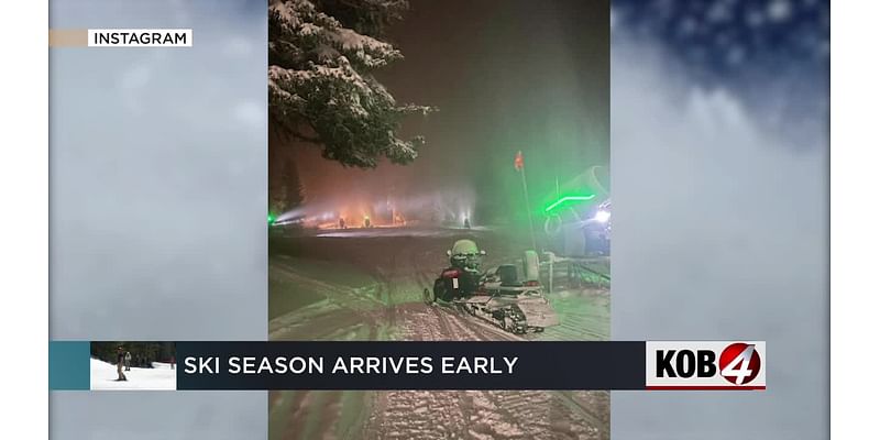 Ski season arrives early in New Mexico