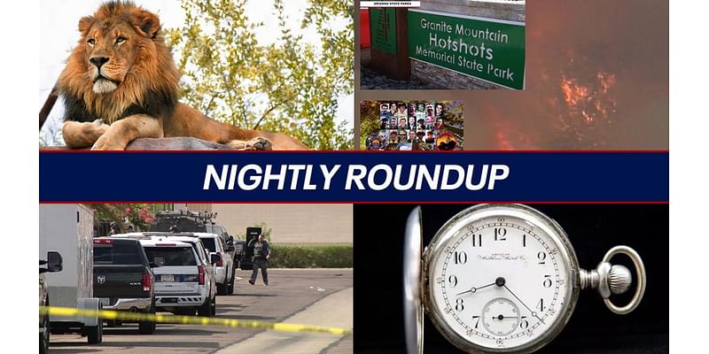Boboo the lion dies at Phoenix Zoo; Barricade situation closes north Phoenix neighborhood | Nightly Roundup