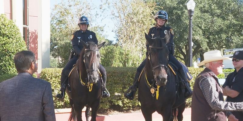 ‘We’re trying to keep everybody safe’: Ocala Police Department reinstates Mounted Patrol Unit