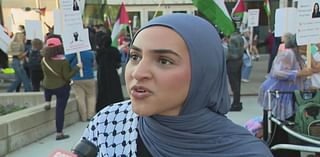 Pro-Palestinian protesters rally in Ann Arbor against criminal charges from attorney general