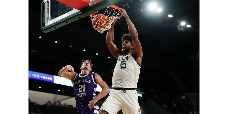 Big first half helps No. 12 Baylor blast Tarleton State by 63 points