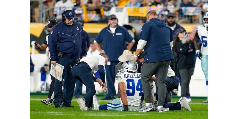 Dallas Cowboys defensive end Marshawn Kneeland ruled out for game with knee injury