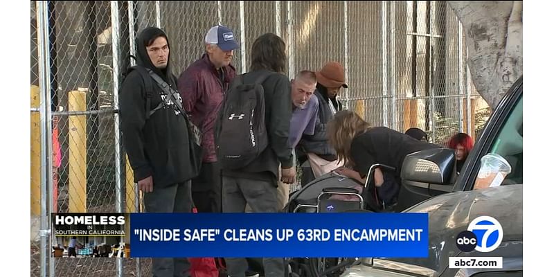 LA's Inside Safe program cleans up Koreatown homeless encampment