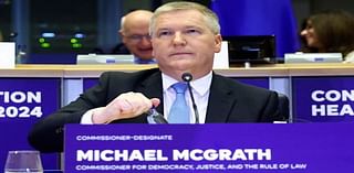 Michael McGrath confirmed as European Commissioner for Justice after three-hour grilling