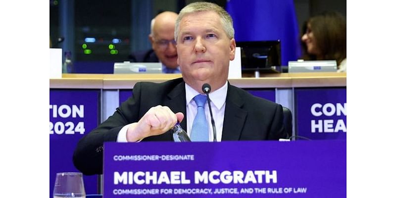 Michael McGrath confirmed as European Commissioner for Justice after three-hour grilling