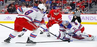 Red Wings can’t convert chances to goals, blanked by Rangers