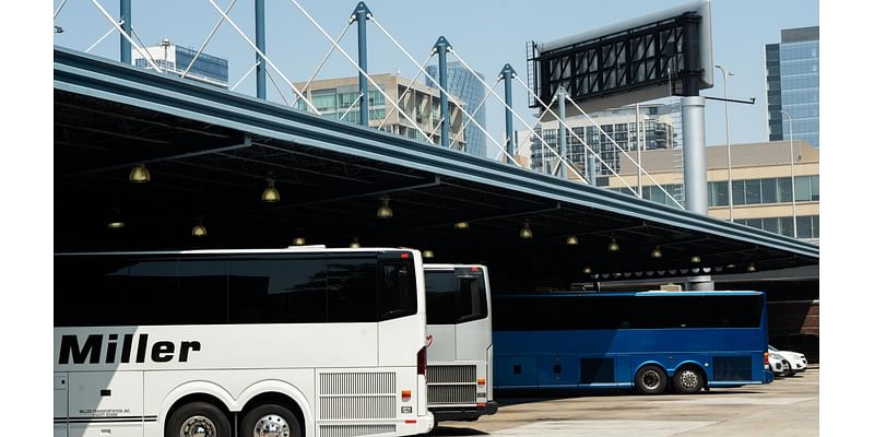 Greyhound operating illegal bus service outside Union Station, Amtrak alleges