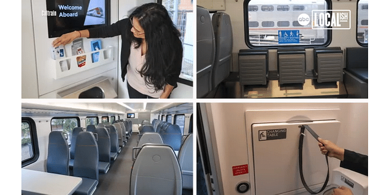 Check out Caltrain's new electric train