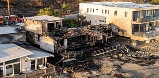 Real estate moguls' stunning $2.4million Malibu mansion is burned to a crisp by brutal wildfire