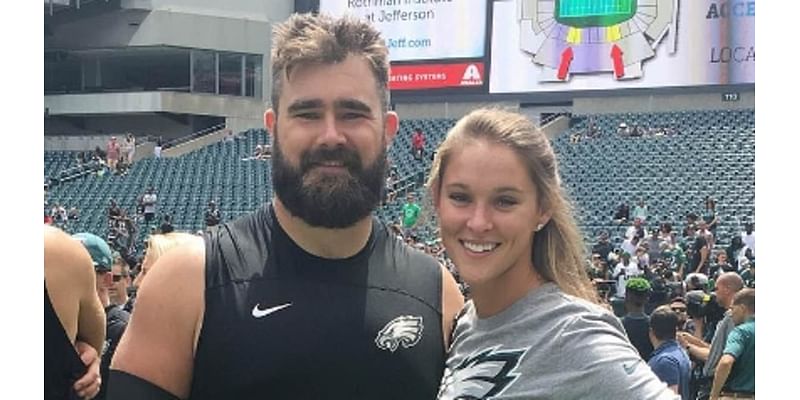 Jason Kelce's wife Kylie shuts down suggestions she has bad blood with Taylor Swift as she sets the record straight on headline that claimed she is 'trying to avoid' pop star's spotlight