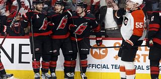 Necas scores go-ahead goal with 29 seconds left, Hurricanes beat Flyers 6-4