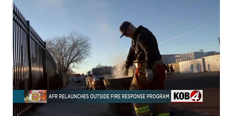 AFR relaunches outside fire response program