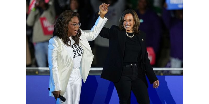 On the night before Election Day, Kamala Harris brings in celebrities. Donald Trump is unimpressed