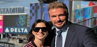 David Beckham enjoys pizza night in NYC after posing with Anne Hathaway and son Romeo at Inter Miami game