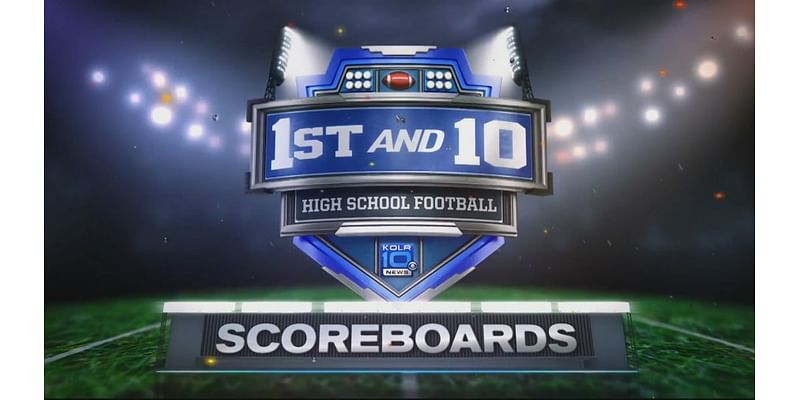 1st and 10 Week 4 Final Scoreboard