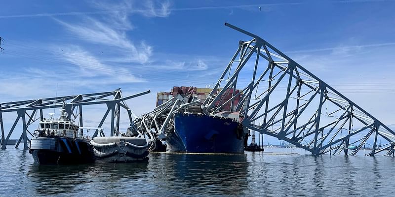 FBI agents have boarded vessel managed by company whose other cargo ship collapsed Baltimore bridge