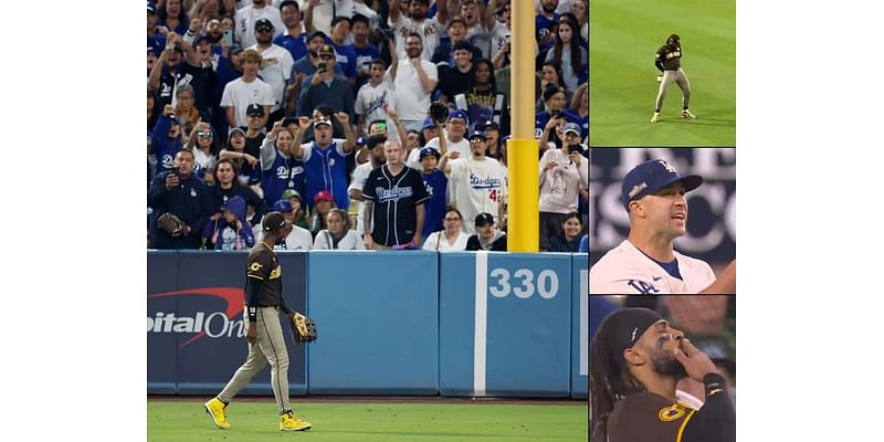 Jurickson Profar Taunting The Crowd After a HR Robbery, Flaherty vs. Machado, Dodger Fans Throwing Baseballs Onto The Field, Tatis Blowing Kisses To The Fans - The Padres-Dodgers NLDS Is Full Of Hate 