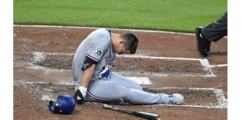 SS Corey Seager out of Texas lineup again since getting hit on wrist, 3B Josh Jung’s rehab stalled