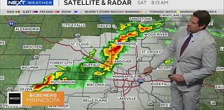 Severe storms and rain continue to push through parts of Minnesota