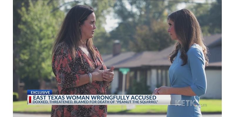 EXCLUSIVE: Texas woman falsely accused for death of Peanut the squirrel breaks her silence