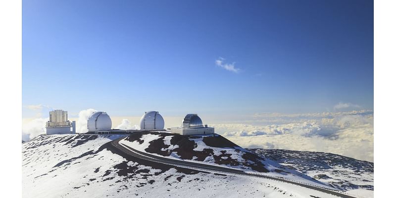 'Winter is here': Snow covers Hawaii's Mauna Kea