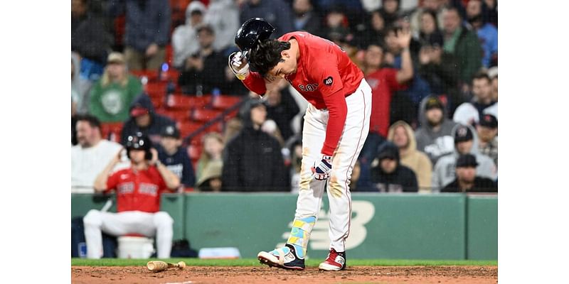 Rafael Devers headed for MRI on shoulder as Red Sox suffer brutal loss to Twins