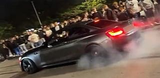 Police confront 'hostile' crowd at fast car meeting