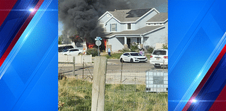 An unattended fryer causes garage to be engulfed in flames at Lehi home