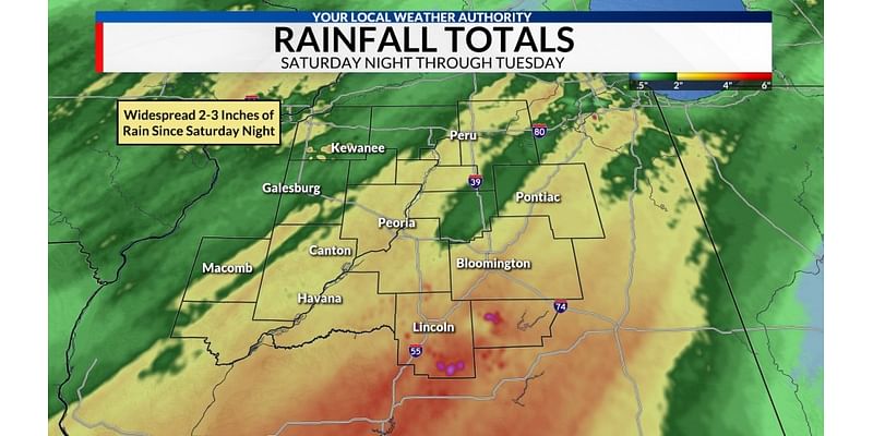 Rain Report: Beneficial rain falls over Central Illinois